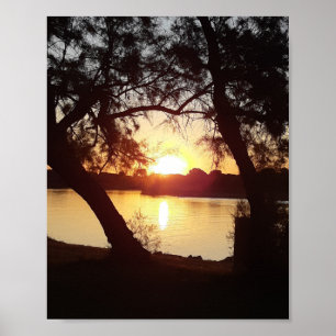 Lever de soleil sur La Grande Motte - France Poster