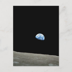 Lever de Terre sur la Lune Postcard