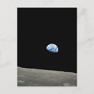 Lever de Terre sur la Lune Postcard