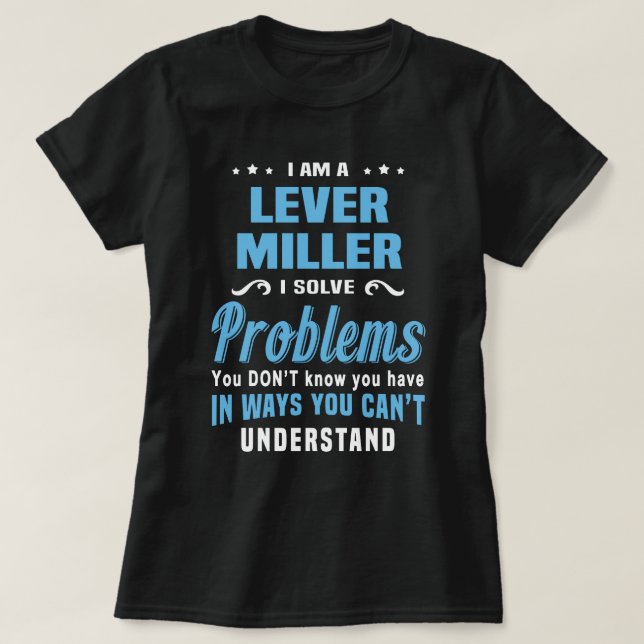 Lever Miller T-Shirt (Design Front)