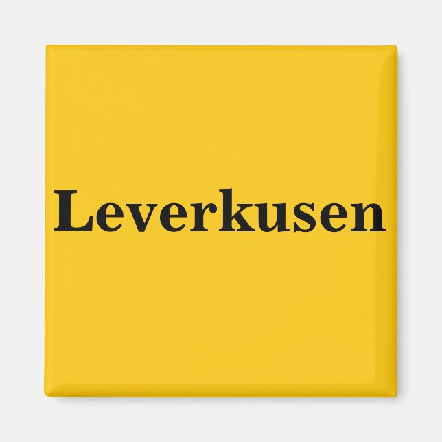 Leverkusen Magnet Shield Gold Gleb (Front)