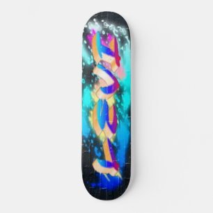 LEVI Customised Graffiti Skateboard