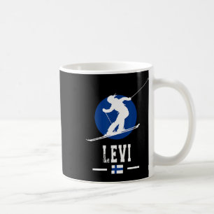 Levi Finland Ski Resort Finnish Lapland Skiing Sou Coffee Mug