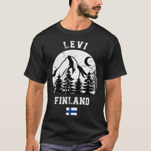 Levi Lapland Ski Resort Finland Alpine Skiing Finn T-Shirt