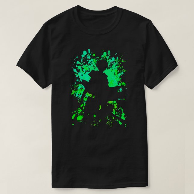 Levi Paint Splatter Anime Manga Shirt (Design Front)