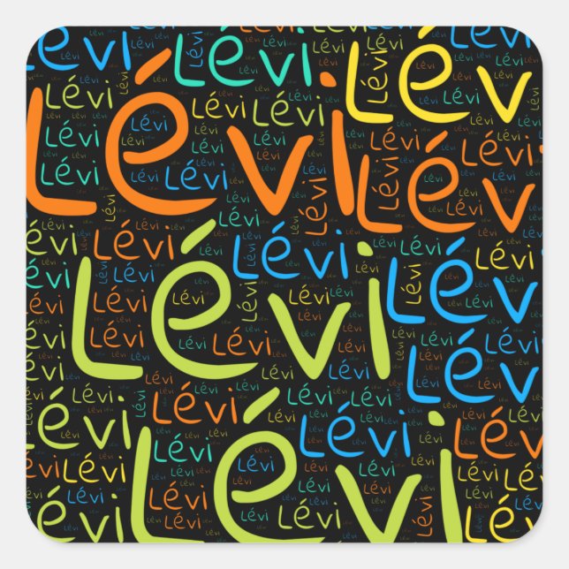 Levi Square Sticker (Front)