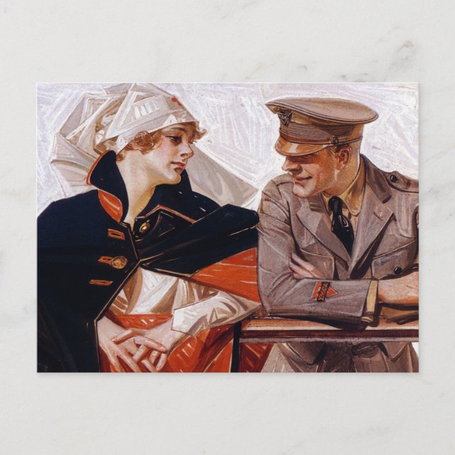 Leviathan, 1918 by Joseph Christian Leyendecker Postcard (Front)