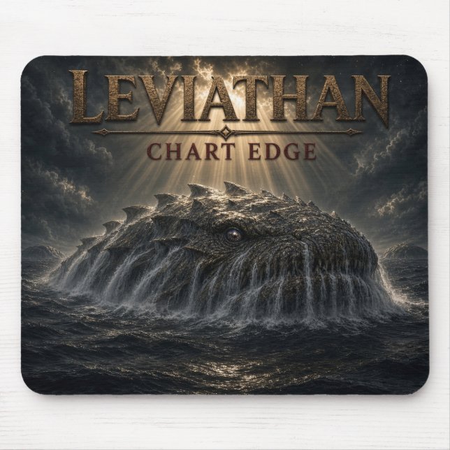 Leviathan Chart Edge Dark Realism Mouse Mat (Front)