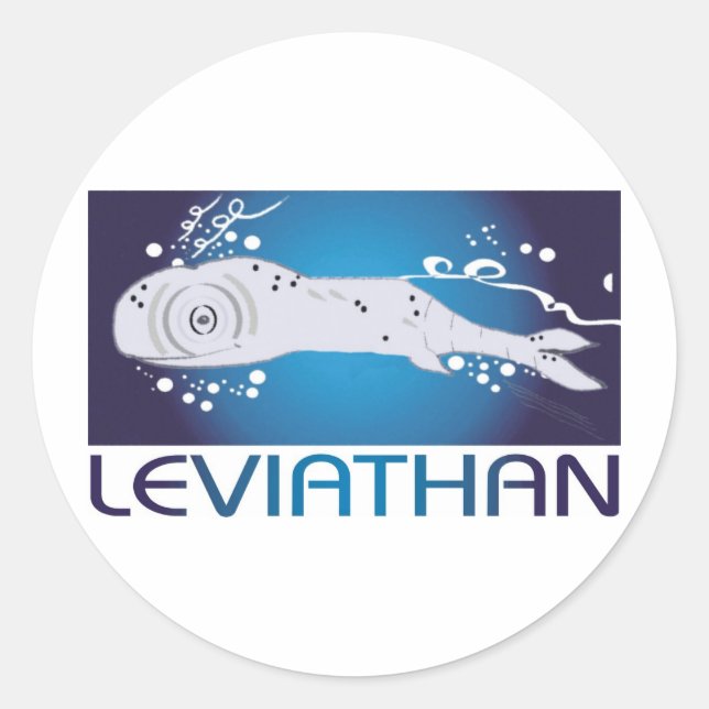 Leviathan Classic Round Sticker (Front)