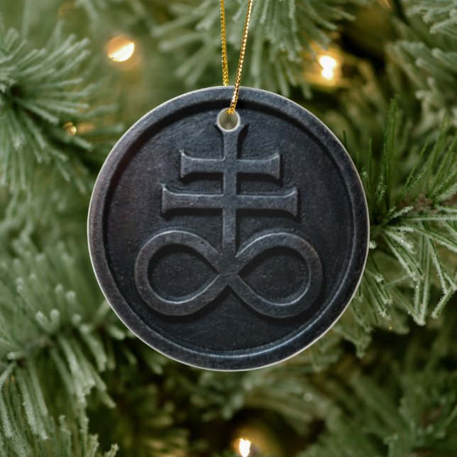 Leviathan Cross Ceramic Tree Decoration (Tree)