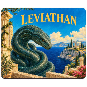 Leviathan, Gothic Fantasy Monster Mouse Mat