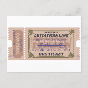 Leviathan Line Innsmouth Bus Postcard