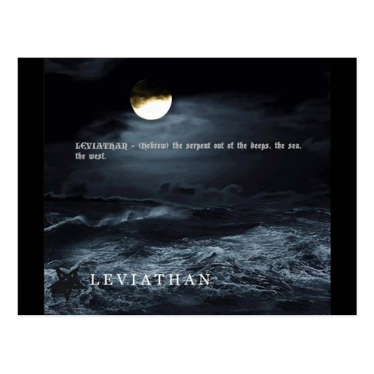 LEVIATHAN POSTCARD