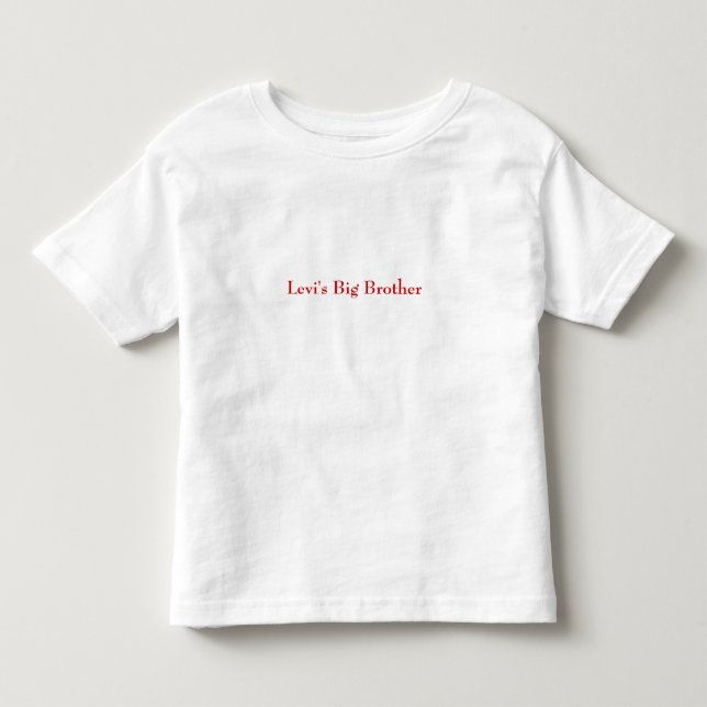 Levi's Big Brother Toddler T-Shirt (Front)