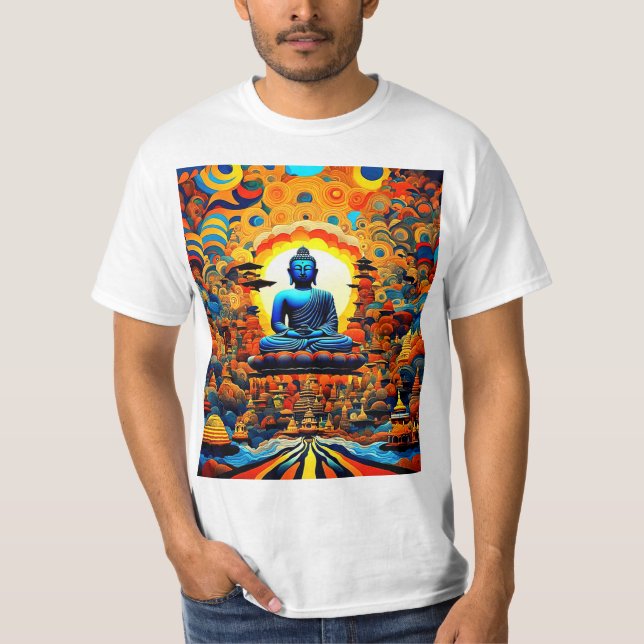 Levitating Buddha T-Shirt (Front)