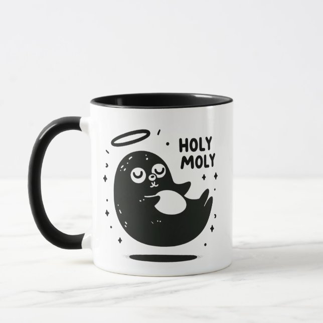 Levitating Holy Mole Mug – Cute Floating Animal  (Left)