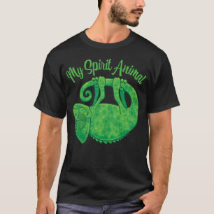 Levitating Lizard Chameleon Spirit Animal T-Shirt