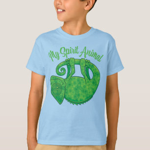 Levitating Lizard Chameleon Spirit Animal T-Shirt