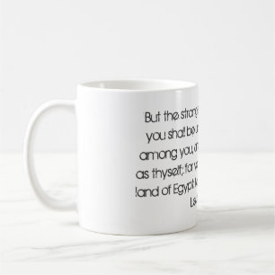 Leviticus 19:34 coffee mug