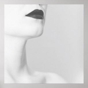 Lèvres noires poster