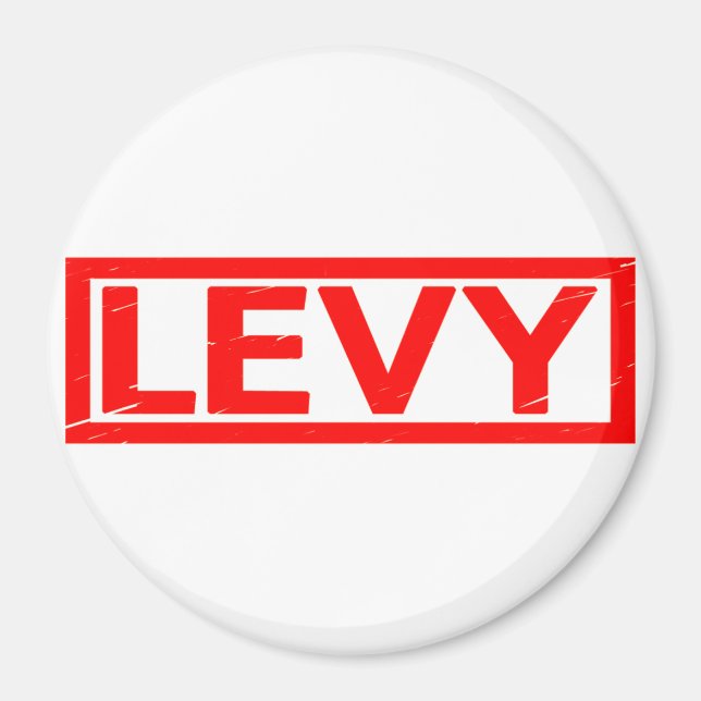 Levy Stamp Magnet (Front)