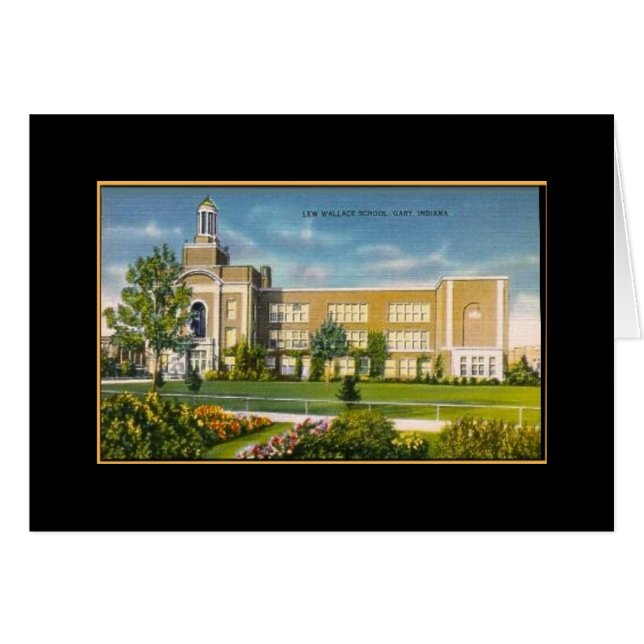 Lew Wallace School Gary IN (vintage) (Front Horizontal)