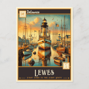 Lewes, Delaware Vintage Postcard