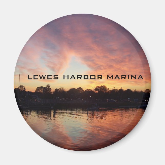 LEWES HARBOR MARINA MAGNET (Front)