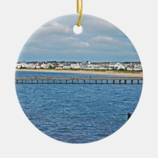 "Lewes Harbour from ferry" collection Ceramic Tree Decoration
