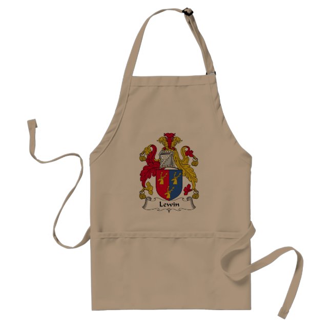 Lewin Family Crest Standard Apron (Front)