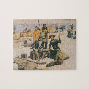 Lewis and Clark at the Columbia River Jigsaw Puzzle