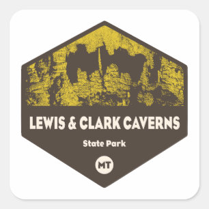 Lewis and Clark Caverns State Park Montana Square Sticker