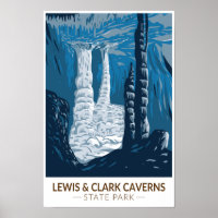 Lewis and Clark Caverns State Park Montana Vintage