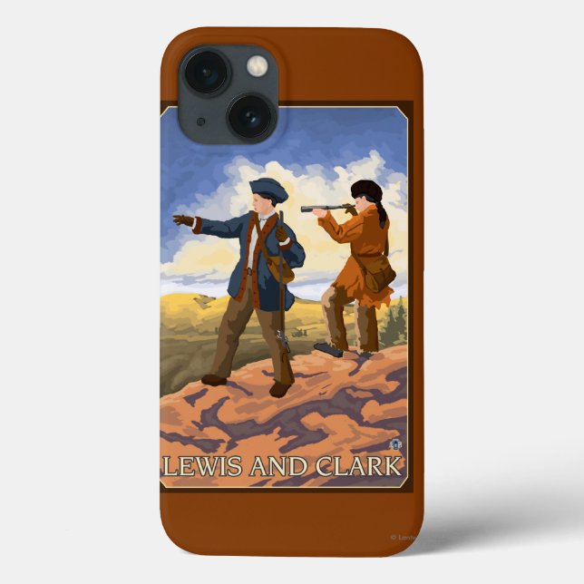 Lewis and Clark Exploring the West Case-Mate iPhone Case (Back)