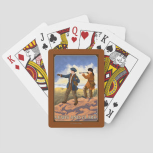 Lewis and Clark Exploring the West Playing Cards