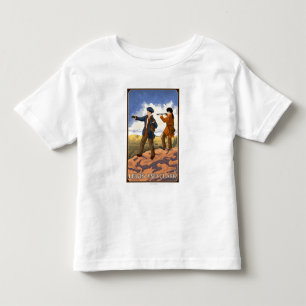 Lewis and Clark Exploring the West Toddler T-Shirt