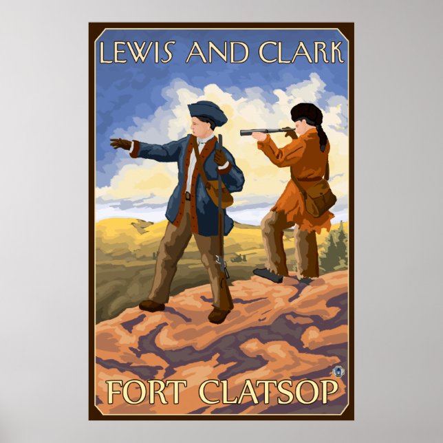 Lewis and Clark - Fort Clatsop, Oregon Poster (Front)