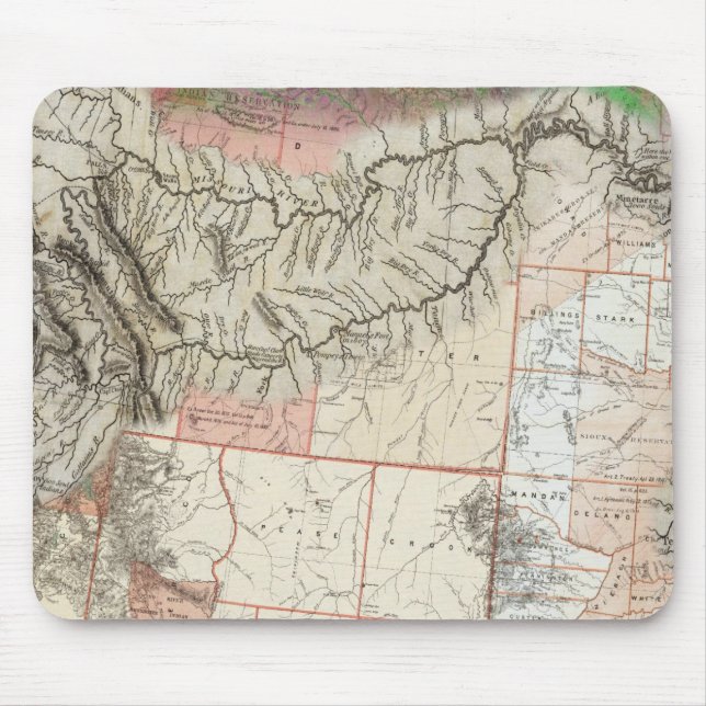 Lewis and Clark Mouse Mat (Front)