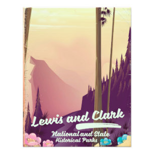 Lewis and Clark National and state park poster