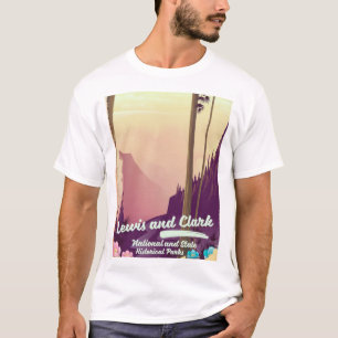 Lewis and Clark National and state park poster T-Shirt