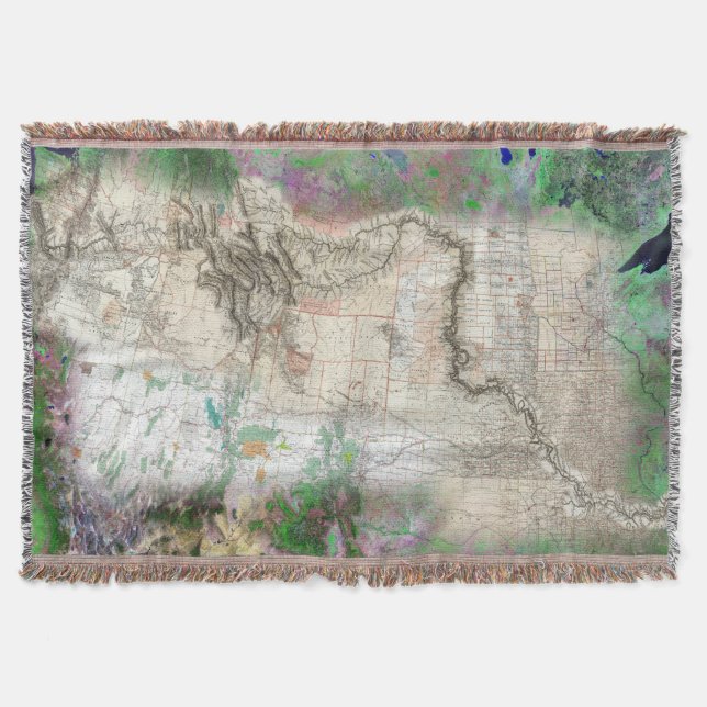 Lewis and Clark Throw Blanket (Front)
