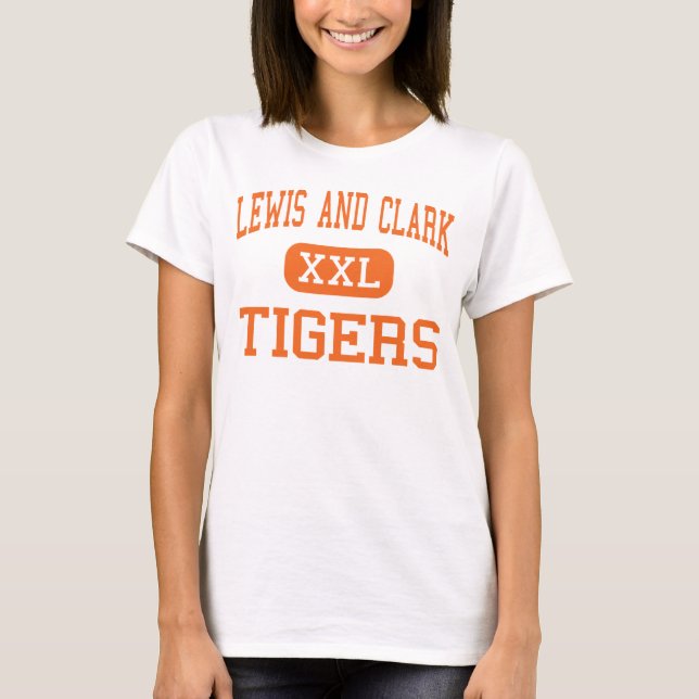 Lewis And Clark - Tigers - High - Spokane T-Shirt (Front)