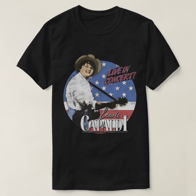 Lewis Capaldi â€“ Americas Sweetheart New York T-S T-Shirt (Design Front)