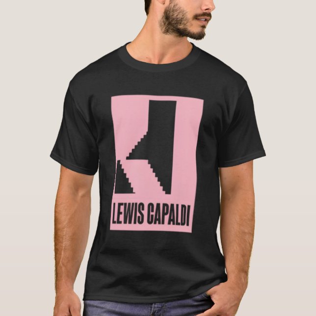Lewis Capaldi Â€“ Stairs Pocket Hit T-Shirt (Front)