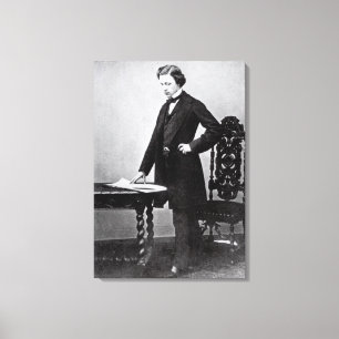 Lewis Carroll aged 29 Canvas Print