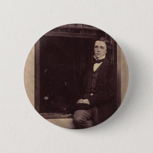 Lewis Carroll Photo 2 6 Cm Round Badge