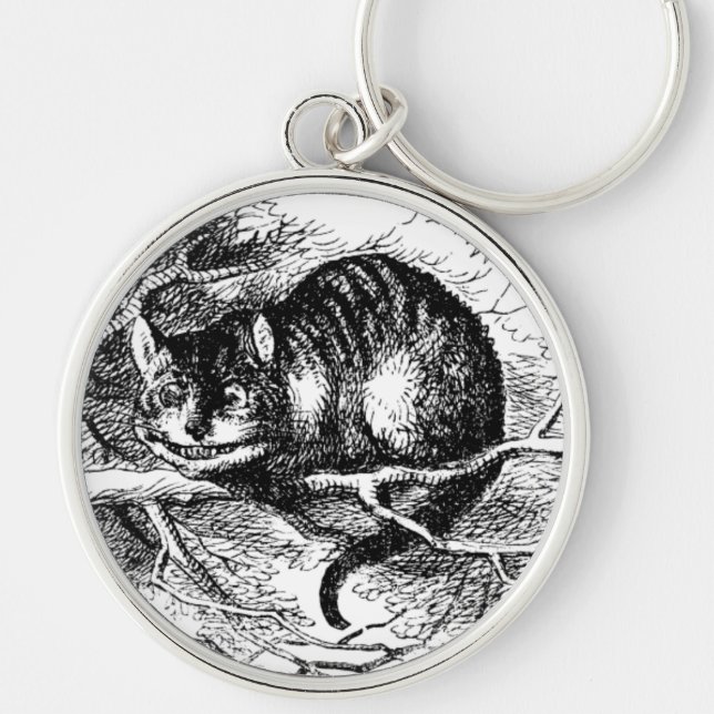 Lewis Carroll's Cheshire Cat Key Ring (Front)