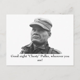 Lewis "Chesty" Puller Postcard