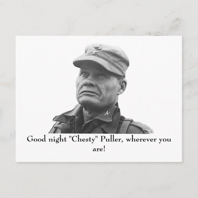 Lewis "Chesty" Puller Postcard (Front)