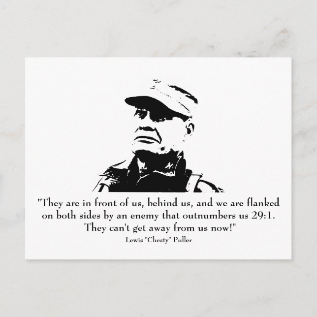 Lewis "Chesty" Puller Postcard (Front)